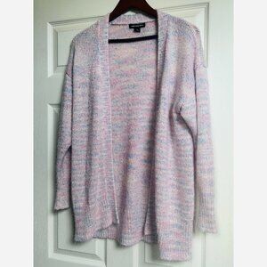 Something Navy Open Front Cardigan